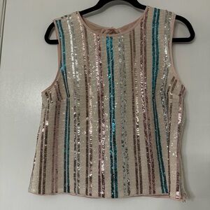 New w/o tags Rachel Roy Sequin Tank size Large